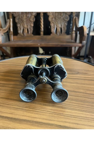 Taşhan Çarşı Eski Dönem Pirinç Gövdeli Opera Dürbünü Ayarlanabilir Vintage Ko...