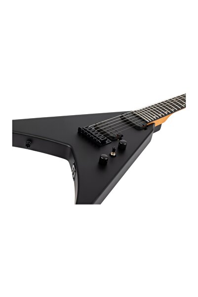 spira guitars Spira V-400 MBK Flying V Elektro Gitar (Black)