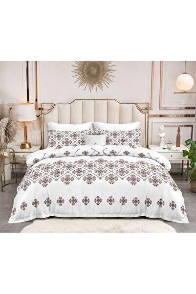 CHIRASO Premium Flannel Bedding Set, Flat Sheet 230x240cm, Duvet Cover 200x23...