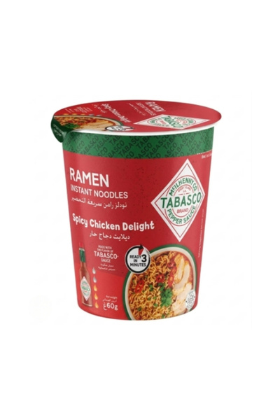 Tabasco Ramen Instant Noodles Spicy Chicken Delight 60g – Spicy Chicken Flavo...