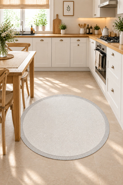 Mariesse Home Kolay Temizlenen Yıkanabilir Bordürlü Sisal Halı