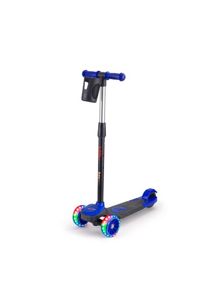 Dilaver Suluk Aparatlı ve Işıklı 3 Tekerlekli Çocuk Scooter - Boy Ayarlanabil...