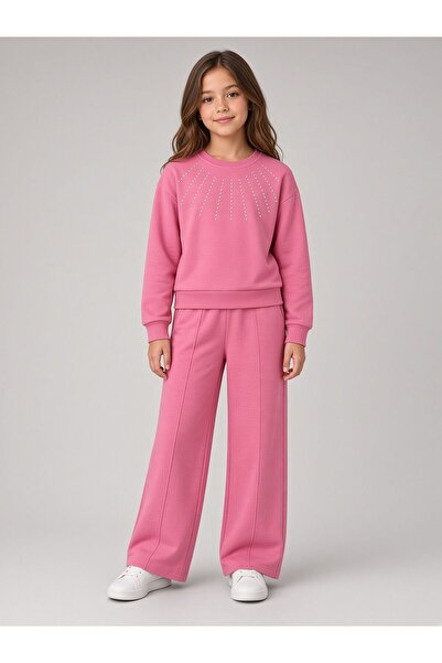 Kids Club Stone-Detail Girls' Set