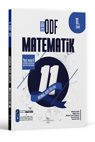 Orijinal Yayınları Orijinal ODF 11. Sınıf Matematik Maarif Konu Anlatımlı Ori...