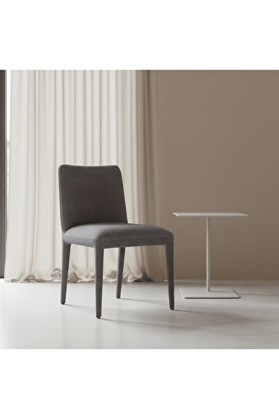 Moe's Home CALLA DINING CHAIR DARK GREY