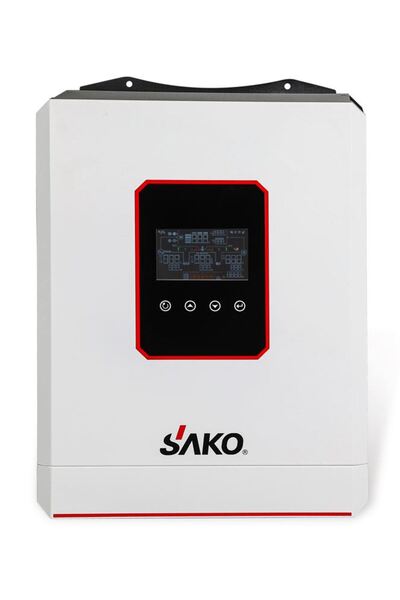 SAKO 5.5KVA 5.5KW 5500 Watt Tam Sinüs Akıllı H.V. 110A MPPT İnverter 48Vdc-22...