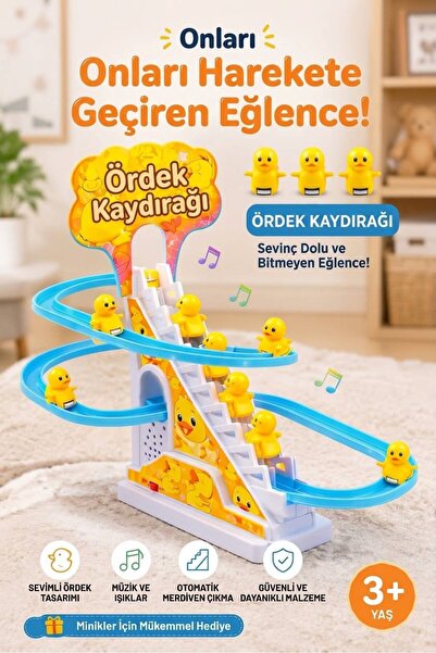 SHAMİRA Small duck kaydıraktan kayan sevimli ördekler sesli müzikli dön dolaş...