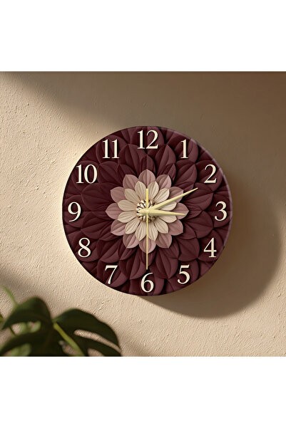 no26dekor 🕒 Bohem Modern Duvar Saati ✨ Sessiz Mekanizma 🎨 Camsız MDF Dekora...