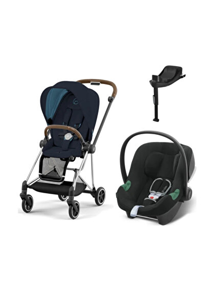 Cybex Mios Travel Sistem | Chrome Brown Midnight Blue & Aton Bazalı Volcano B...