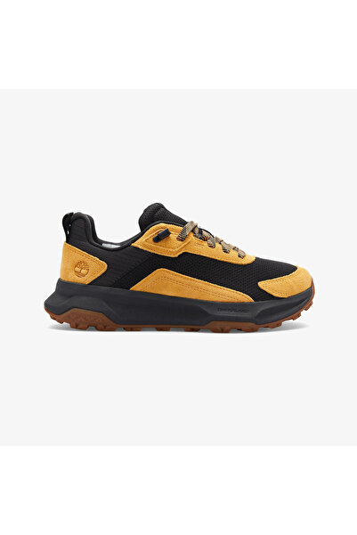 Timberland حذاء رياضي موتون ليدج لو برباط للرجال باللون الأسود/الأصفر