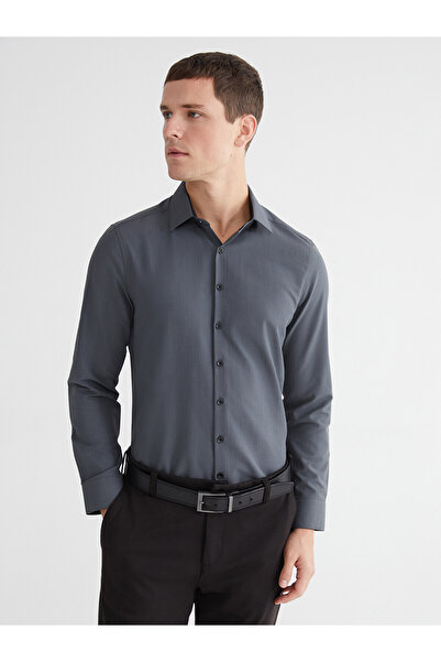 LC Waikiki Slim Fit Long Sleeve Poplin Men's Shirt