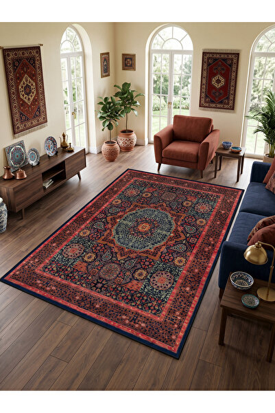 Rose'n Home ARTE VN066 Klasik Desenli Figürlü Renkli Dekoratif Salon Mutfak K...