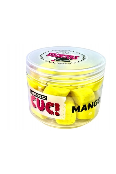 LK Baits Momeala Patratica Pop-Up Fluoro CUC!, Mango 17mm, 150ml