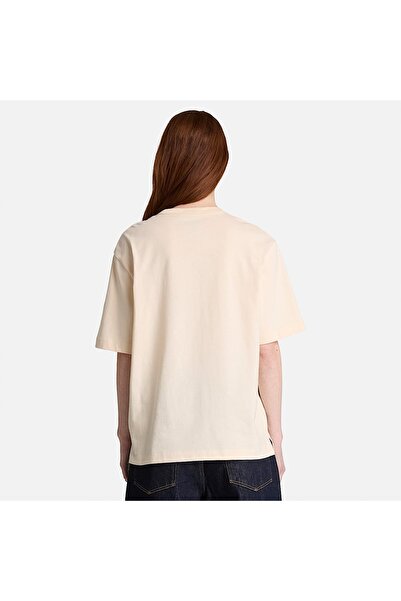Timberland Elevated Short Sleeves Tee Kadin Bej Tshirt