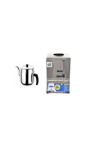 İdeal Çelik 15 Model 10 Lt Tek Demlikli Pleytsiz Elektrikli Semaver & Çay Kaz...