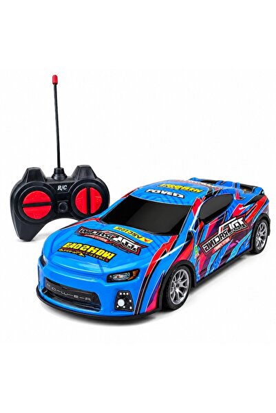 LEIBOO Mașină sport cu telecomandă, scară 1:24, 4 direcții, baterie USB de 3....