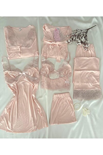 MH Moony Homewears مجموعة من 8 قطع من ملابس النوم والبيجامات والملابس الداخلي...