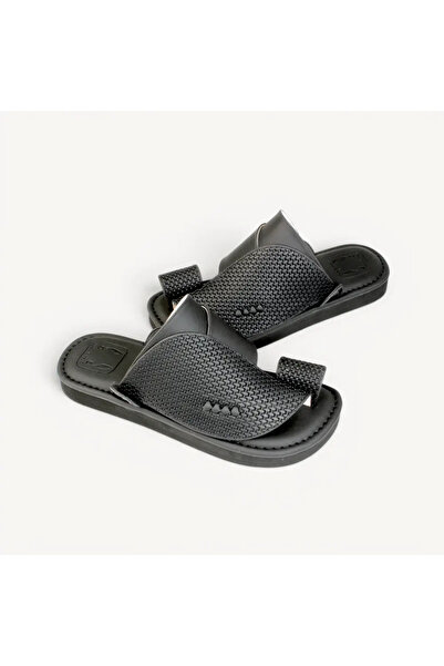 ShoeTypes حذاء شرقي أنيق جلد XL أسود بجلد مجدل فاخر - 46 - اسود - Black