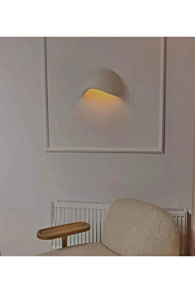 Brosch Design 36 cm duvar apligi beton görünümlü dokulu