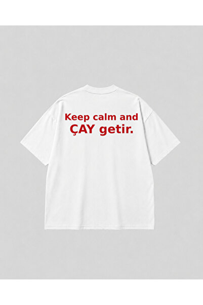 SVART WEAR Μπλουζάκι από βαμβάκι Unisex σε λευκό χρώμα με στάμπα στην πλάτη κ...