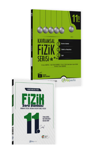 Alan Yayınları Fizipedia 11. Sınıf Fizik Maarif Model Konu ve Soru Bankası Seti