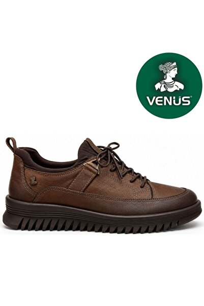 Venüs Kemal Aygün-Venüs Women's Genuine Leather Orthopedic Sole Lace-Up Daily...