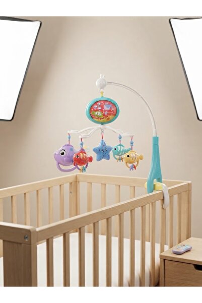 Bionic Learning Happy Bed Bell Baby Musical Crib Mobile with 360-Degree Rotat...
