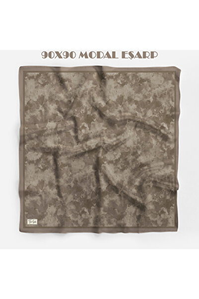 tuaipek Cloudy Pattern 94X94Cm Viscose Modal Scarf