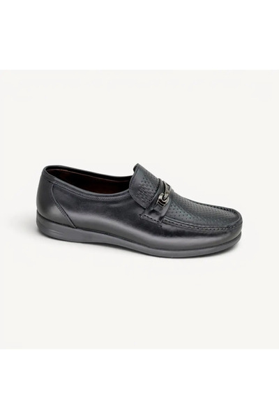 ShoeTypes Luxurious Italian men's dress shoe - Black - 42 - أسود - Black