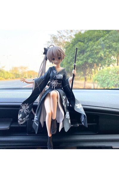 Generic Brand Japanese Kimono Anime Girl Figure with Two Extra Hands and Disp...