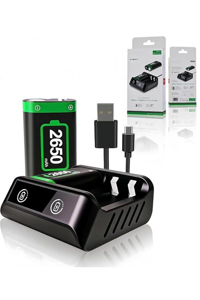 DMG TECH حزمة بطارية قابلة لإعادة الشحن من DMG لأجهزة Xbox One/X/S/Xbox One E...