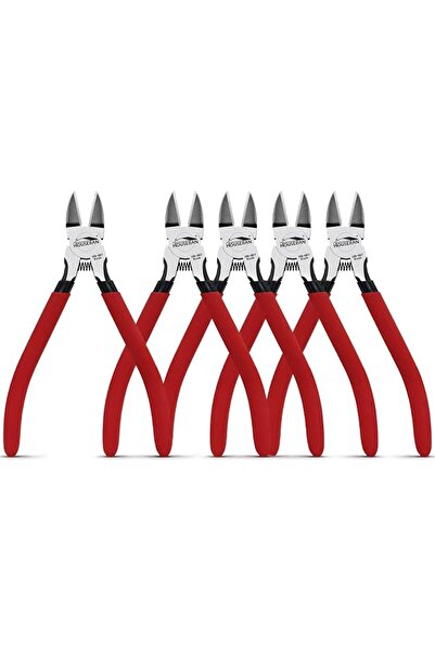 GENERAL Wire Cutters 5 PACK, 6 inch, Side Cutters, Flush Cut Pliers