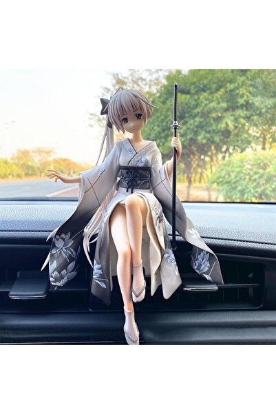 Generic Brand Japanese Kimono Anime Girl Figure with Two Extra Hands and Disp...
