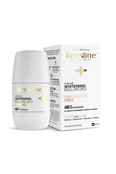 Beesline مزيل عرق رول أون مبيض للبشرة - خالٍ من العطور - 50 مل