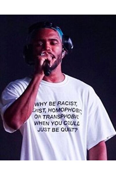 POPULUS Frank Ocean Iconic Typographic Slogan Printed Retro T-Shirt