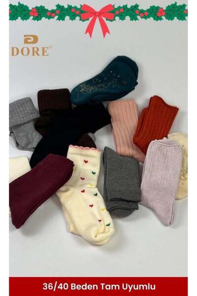 Dore Çorap Winter Premium Soft Touch Women's Socks - Set 2