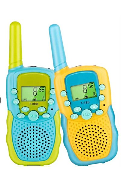smile toys Walkie -Talkie pentru copii cu lanterna ,raza pana la 3 km si multiple canale de emisie