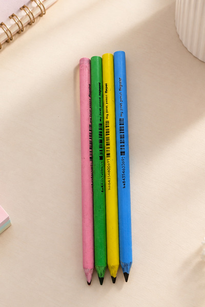Sone İlkokul 1. Sınıf Alıştırma Kalemi 4'lü Set – Jumbo Kalın Renkli Kurşun K...