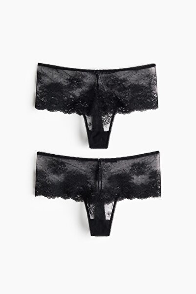 H&M 2'li Dantel Thong Külot