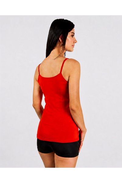 Lonca Tekstil Bamboo String Strap Women's Tank Top Package Includes Single Item