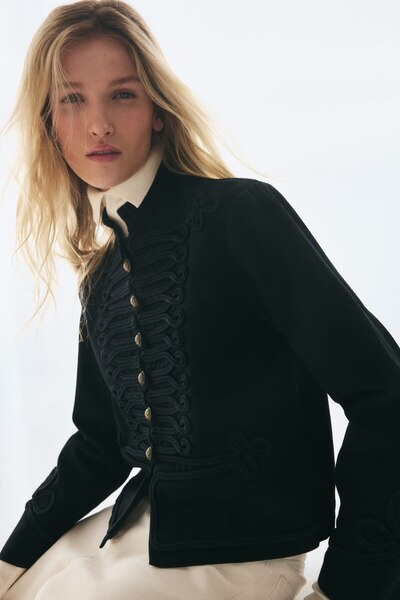 H&M Pamuklu Gabardin Ceket