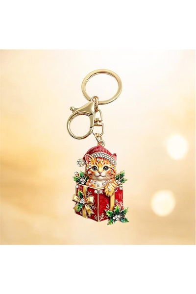 LWP Shop UK Anahtarlık Yeni Yıl Kedi