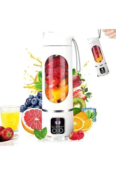 Yighlima Portable Personal Electric Juicer, 450ML Mini Blender For Shakes and...