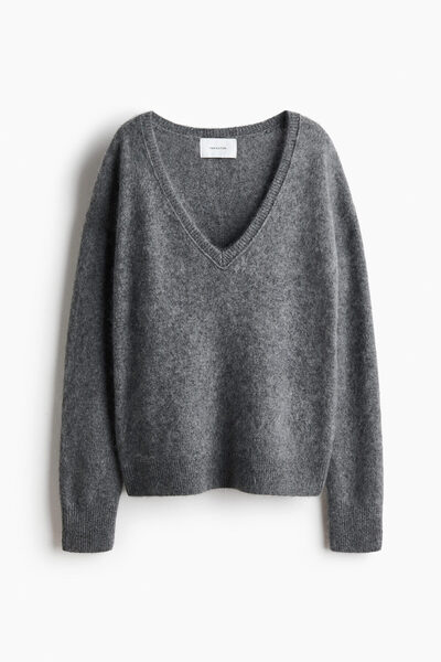 H&M V Yakalı Yün Kazak