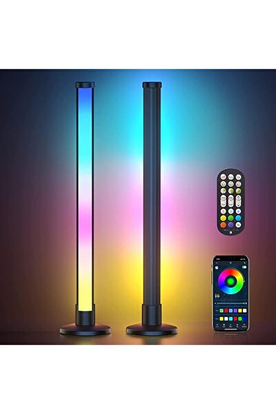 HASTHIP أشرطة إضاءة ذكية RGB، عبوة من قطعتين من أشرطة إضاءة LED للألعاب مع 16...