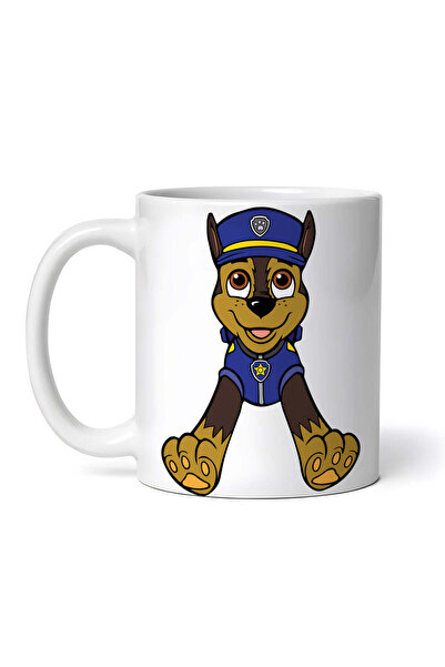 INOVATIX Personalized white mug, Paw Patrol Happy Chase, INOVATIX®. 330 ml