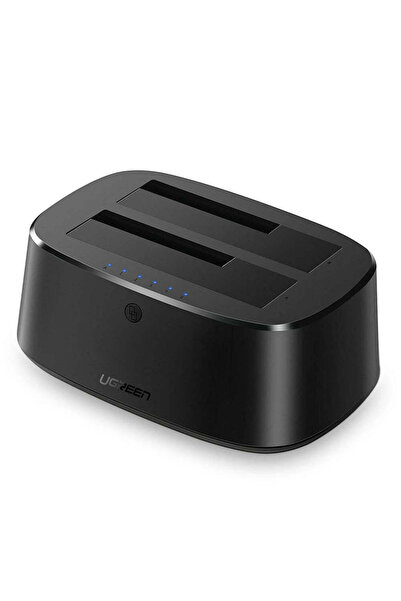 Ugreen Θήκη Σκληρών Δίσκων Διπλής Θέσης CM198 (50857), SATA III, USB3.0, 6Gbp...