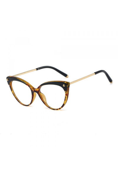 Techsuit Ochelari De Calculator Dama F93308, Anti-Blue Light, Negri Aurii
