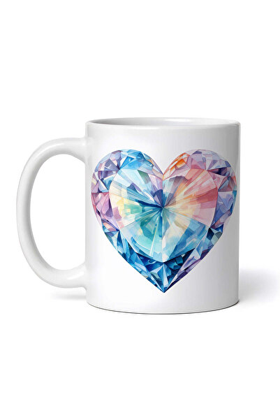 INOVATIX Personalized white mug, Vintage crystal glass, INOVATIX®. 330ml
