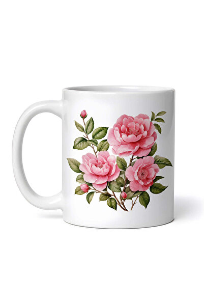 INOVATIX Personalized white mug, Amore Roses, INOVATIX®. 330ml